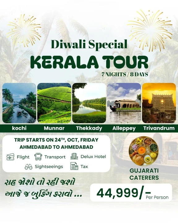 Kerala Tour Packages trip poster